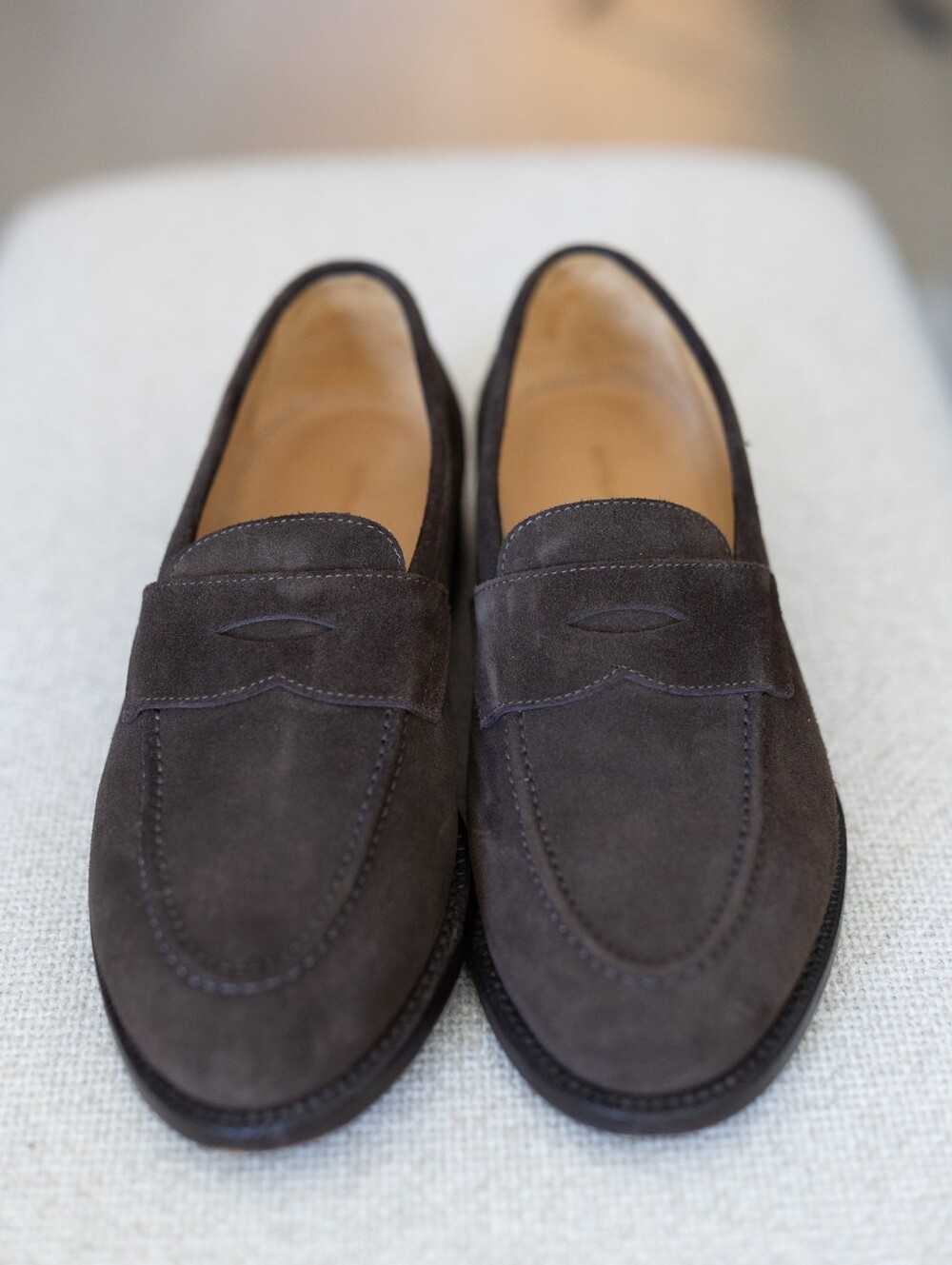 SuitSupply Dark Brown Penny Loafer - Picture 2 of 8